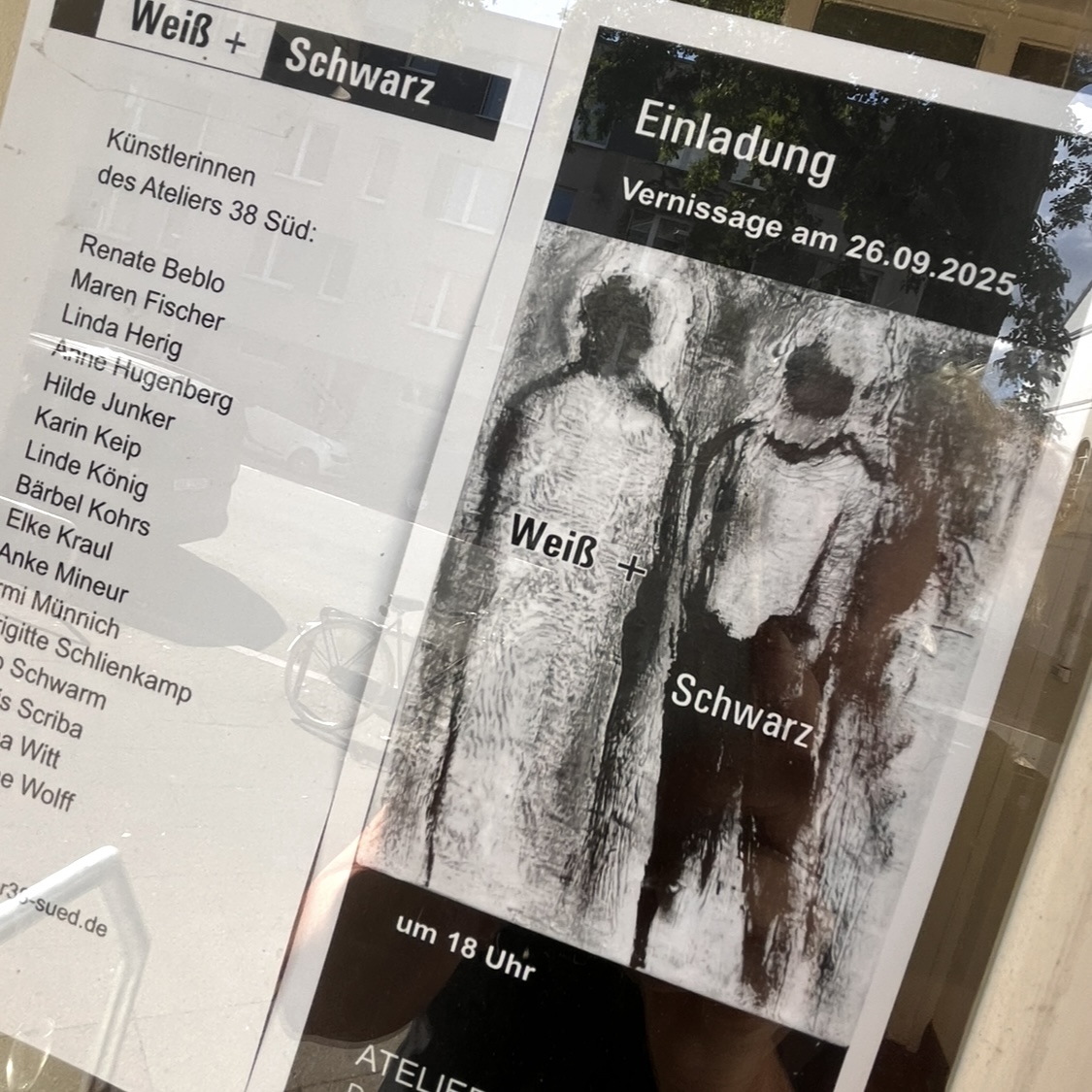 Ausstellung weiss + schwarz